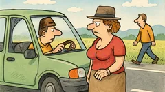 Vtip: Ak zbadáte vodiča s klobúkom…