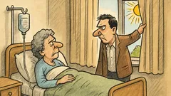 Vtip: Leží svokra na smrteľnej posteli...