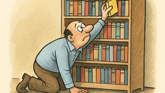 Vtip: Hľadáte knihu? Skúste poslednú policu