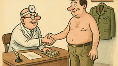 Vtip: Ďuro, prečo ťa nevzali za vojaka?