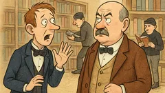 Vtip: V knižnici sú zlodeji, pane!