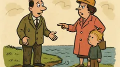 Vtip: Zachránili ste môjho syna pred utopením?