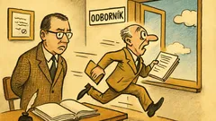 Vtip: Odborník beží k veľkému nezmyslu