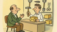 Vtip: Kúpim drevené želiezko z umelej hmoty…