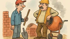 Vtip: Príde robotník za majstrom na stavbe