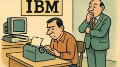 Vtip: IBM Pollyanova zásada—stroje pracujú, ľudia rozmýšľajú