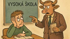 Vtip: Študent na skúške a inteligenti