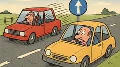 Vtip: Reeceho druhý zákon o predbiehaní