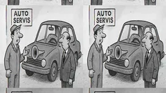 Vtip: V autoservise mi opravovali brzdy...