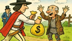 Vtip: Jánošík okradne miliardára…