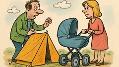 Vtip: Vymením raz použitý stan...