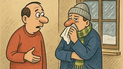 Vtip: Mišo, prečo si stále nachladnutý?